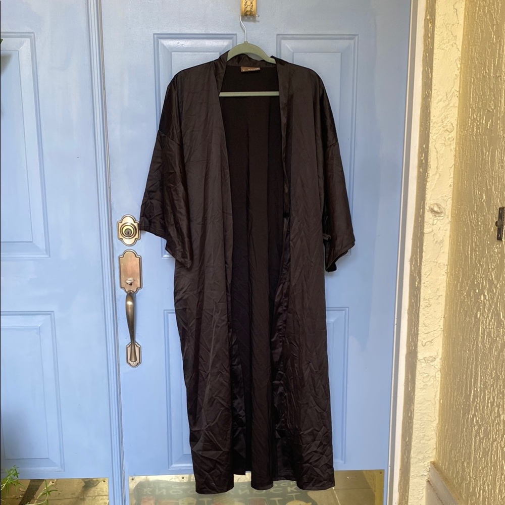 Black Kimono Robe